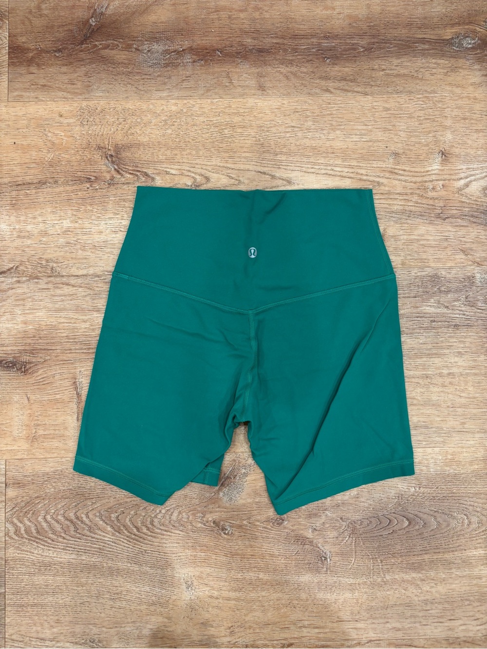lululemon athletica Teal High-Waist Bike Shorts